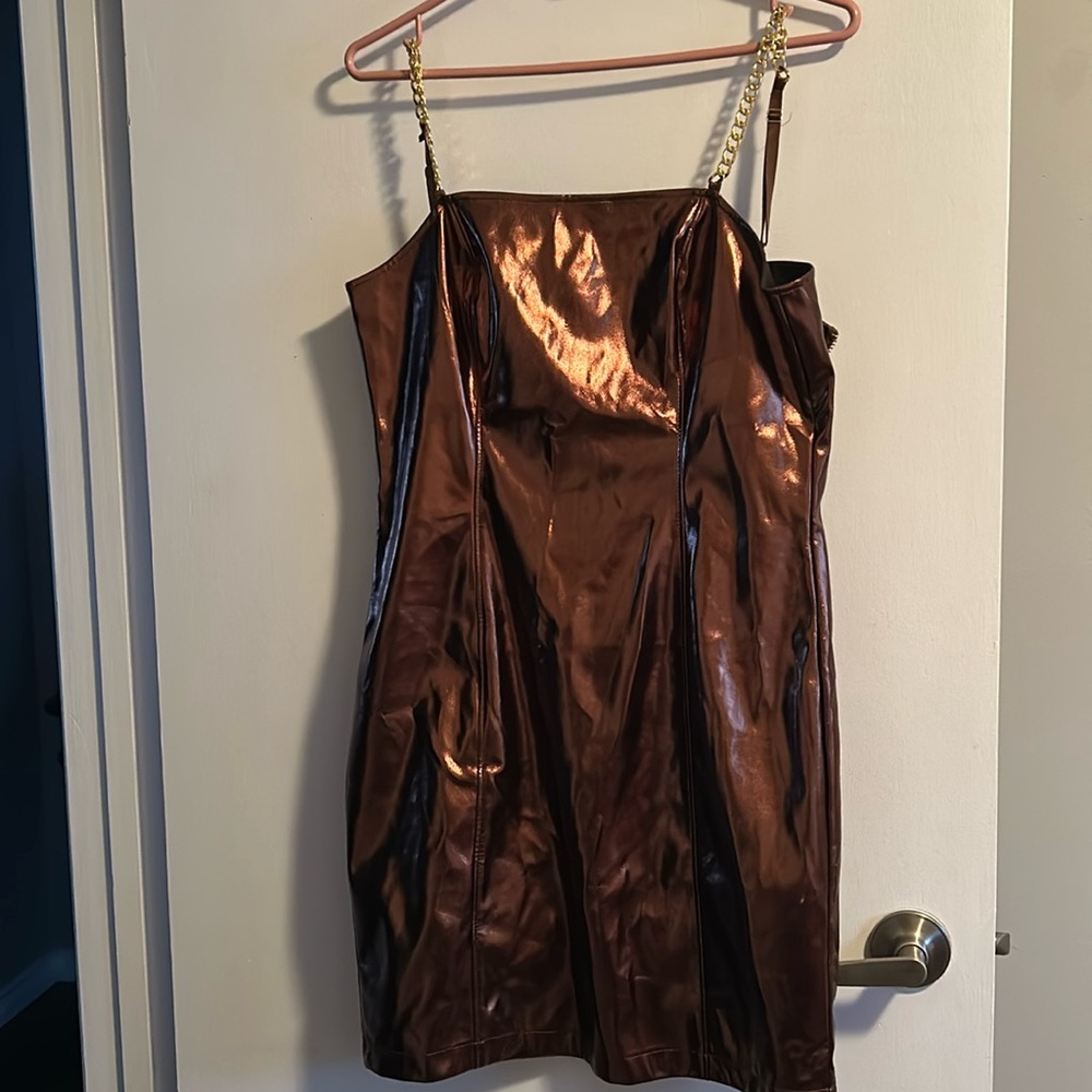 Beautiful bronze Betsey Johnson dress